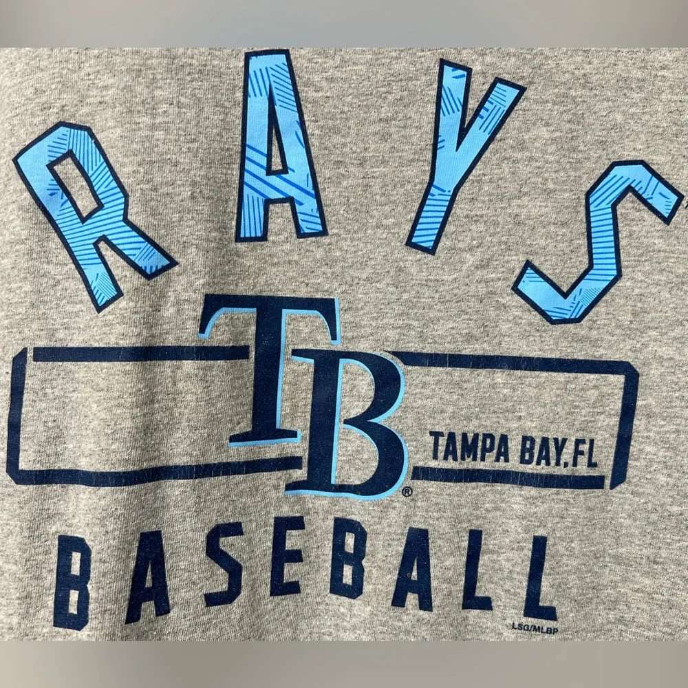 Tampa Bay Rays Baseball Gray T-Shirt - Picture 3 of 6
